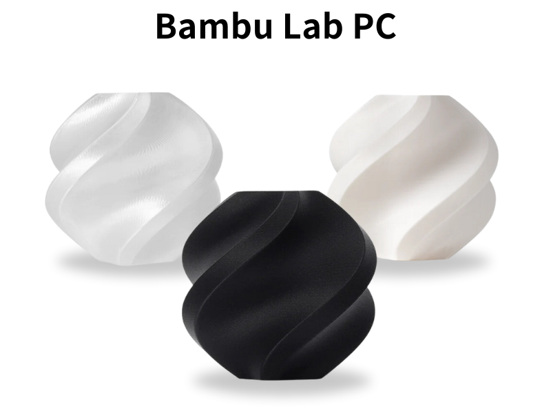 Bambu Lab PC系列 (Bambu Lab PC - White 白色)