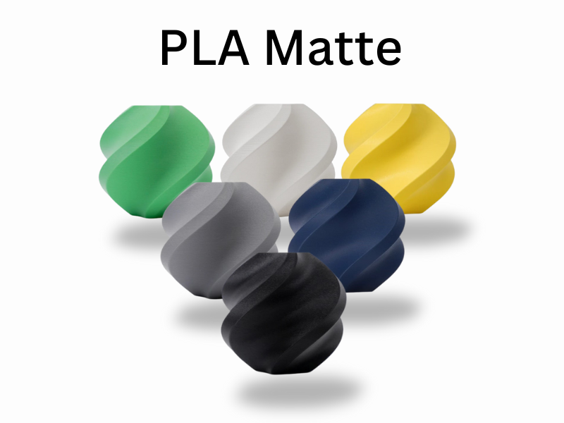 Bambu Lab PLA 霧面系列 (PLA Matte - 霧面白)